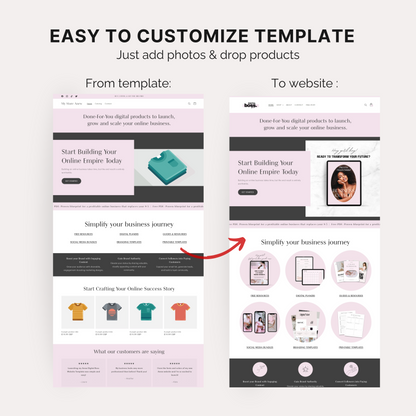 Digital Boss Power Pink Shopify Theme