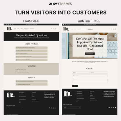 Life Edition Shopify Theme for Digital Entrepreneurs