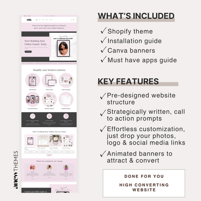 Digital Boss Power Pink Shopify Theme