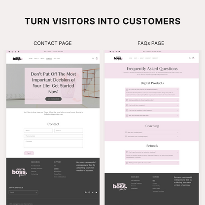 Digital Boss Power Pink Shopify Theme