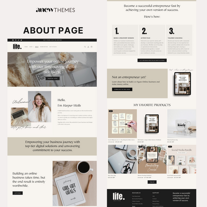 Life Edition Shopify Theme for Digital Entrepreneurs