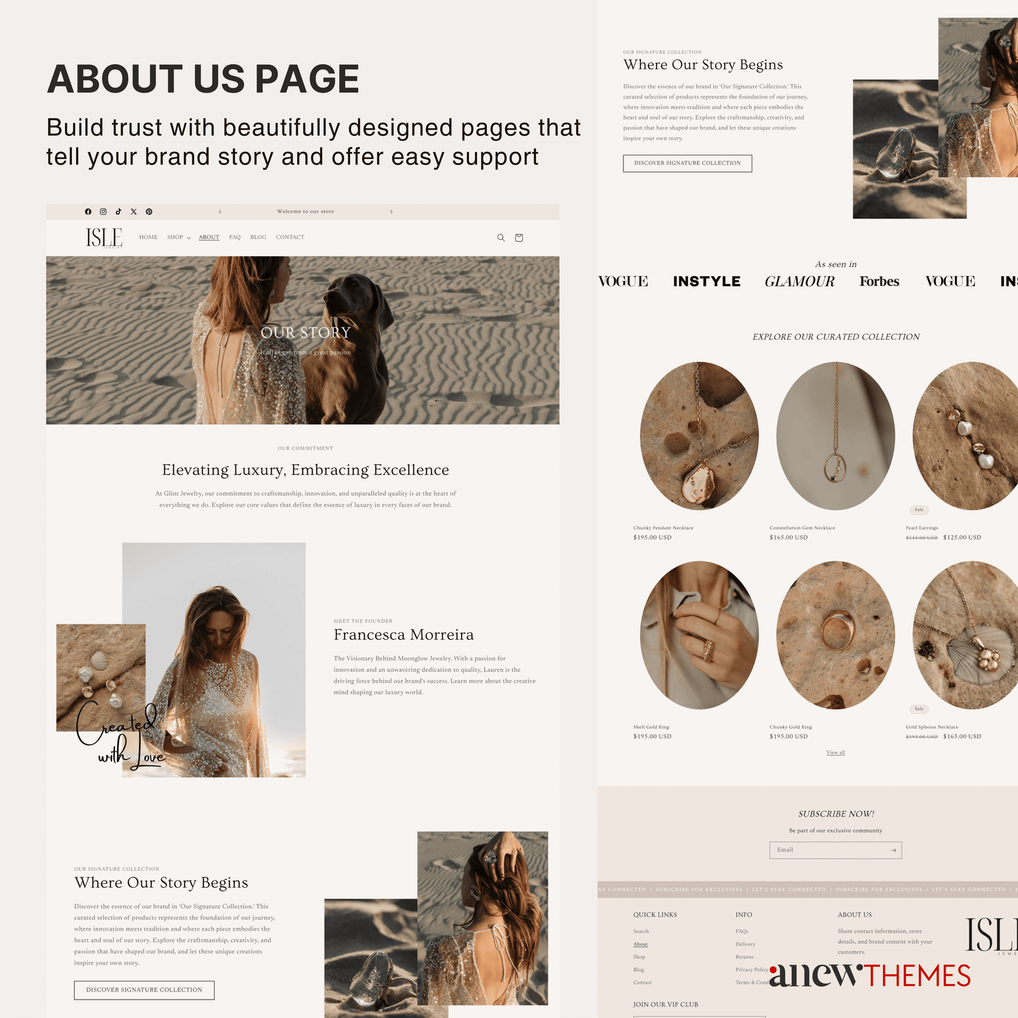 Isle Minimalist Jewelry Shopify Theme