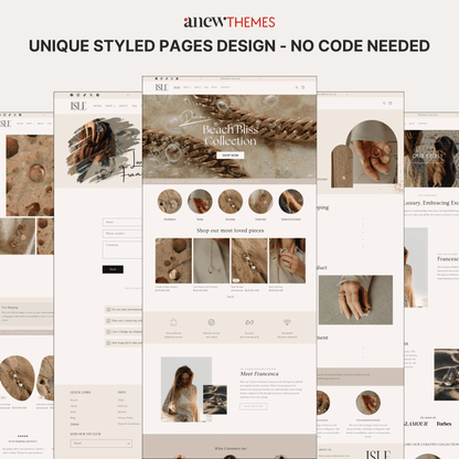 Isle Minimalist Jewelry Shopify Theme