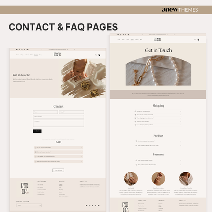 Moonglow Minimalist Jewelry Shopify Theme